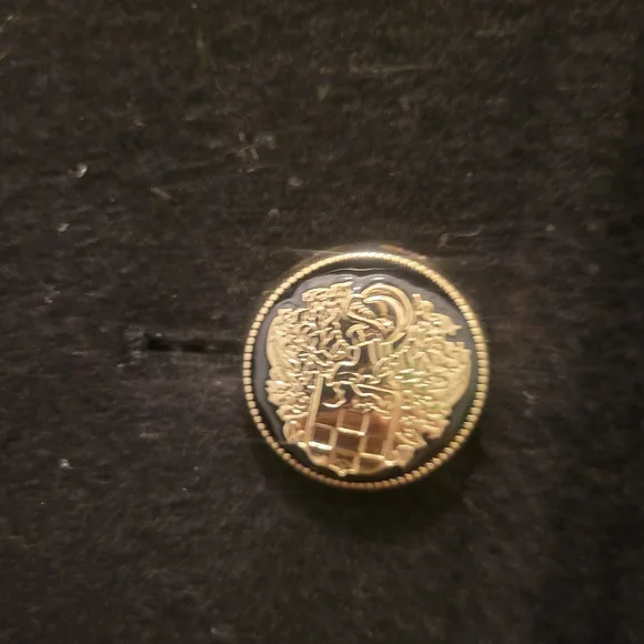 Vince Camuto Black Coat in Small Size. New with tags. Beautiful button down coat - Picture 2 of 5